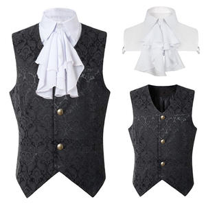 Nouveau gilet de style médiéval gothique pour hommes et femmes, costume de scène avec <span class=keywords><strong>jabot</strong></span> - Product Image 5
