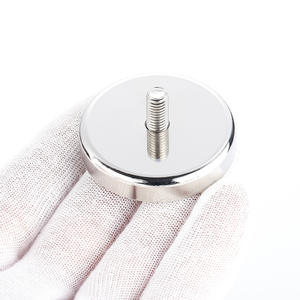 Imán Redondo <span class=keywords><strong>de</strong></span> <span class=keywords><strong>Neodimio</strong></span> Superpotente con Pernos <span class=keywords><strong>de</strong></span> Rosca Macho M6, Imán <span class=keywords><strong>de</strong></span> Montaje <span class=keywords><strong>de</strong></span> Tierras Raras <span class=keywords><strong>de</strong></span> Alta Resistencia <span class=keywords><strong>de</strong></span> 150 lb con Espiga - Product Image 2
