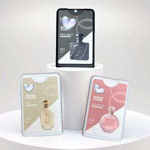 Rỗng Túi chai nước hoa với nhãn <span class=keywords><strong>20ml</strong></span> hơi thở làm mát không khí thẻ tín dụng phun chai vuông hình dạng phẳng phun sương - Product Image 4