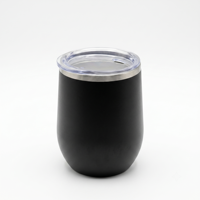 Mug à café en acier inoxydable à double paroi isolé sous vide de 350 ml, affichage de la température, isolation thermique de 6 à 12 heures, respectueux de l'environnement
