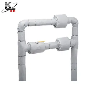 Fiberglass Removable Pipe Thermal Insulation Jacket Covers