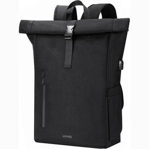 Sac à dos pour adolescents, collège, ville, affaires, bureau, unisexe, à enroulement, pour ordinateur portable, de haute qualité, échantillon gratuit - Product Image 2