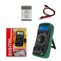 Multimètre numérique portable XL830L avec rétroéclairage LCD, ampèremètre, voltmètre, ohmmètre, testeur de tension AC/DC, multimètre