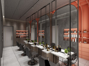 Phong cách đơn giản <span class=keywords><strong>Salon</strong></span> cửa hàng màu đen và màu đỏ phong cách thiết kế đá hàng đầu truy cập thời trang phong cách <span class=keywords><strong>Salon</strong></span> hiển thị tùy chỉnh - Product Image 3