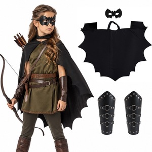 Cross-border Halloween Bat Cape Set for Men's Party Performance and CosplayBlack for Cloak <strong>Costume</strong> - Product Image 2