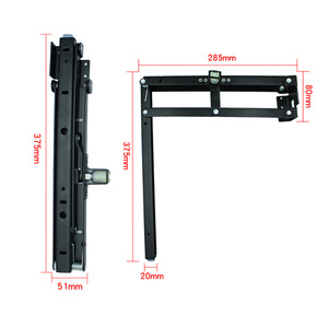 Matériel de fixation pour tabouret pliant dissimulé Jin Aoding, noir, multifonctionnel, accessoire de mobilier mural - Product Image 4
