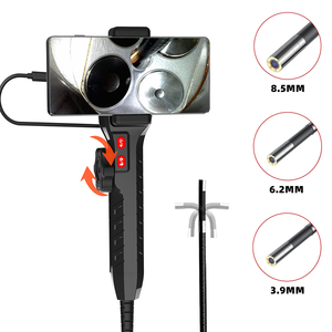 Endoscope de direction articulé bidirectionnel Endoscope CMOS Inspection Otoscope Caméra Microscope numérique 3.9mm/6.2mm pour Android ISO - Product Image 1