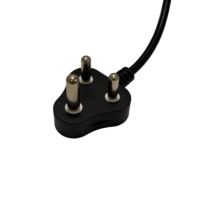Cable de Alimentación con Enchufe Sudafricano y Cable de Suministro de Energía para Monitor de Computadora y Aplicaciones Domésticas