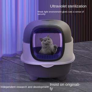 Vente chaude Élégant En Plastique Écologique <span class=keywords><strong>Chat</strong></span> Litière <span class=keywords><strong>Maison</strong></span> Multifonctionnel <span class=keywords><strong>Chat</strong></span> Propre avec Scoop - Product Image 3