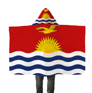 <span class=keywords><strong>Bandera</strong></span> <span class=keywords><strong>de</strong></span> <span class=keywords><strong>Kiribati</strong></span> con Diseño Personalizado, Bufanda Deportiva para Fanáticos, <span class=keywords><strong>Bandera</strong></span> Corporal <span class=keywords><strong>de</strong></span> 90*150cm, Capa con Capucha y Mangas - Product Image 1