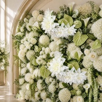 Bouquet de fleurs artificielles Dahlia, 6 têtes, Dahlia Pinnata au toucher réel, en gros, pour mariage, décoration intérieure, centre de table, couleurs mélangées