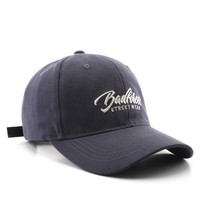 Fabricant de casquettes de baseball personnalisées OEM, casquettes de sport en sergé de coton brodé à 6 panneaux, vente en gros, usine de casquettes ajustables en coton pour papa
