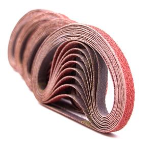 Cinghie leviganti in ceramica 984F P36 da 10x330mm <span class=keywords><strong>per</strong></span> levigare <span class=keywords><strong>carta</strong></span> <span class=keywords><strong>vetrata</strong></span> con <span class=keywords><strong>nastro</strong></span> abrasivo in metallo Premium - Product Image 3