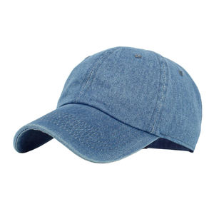 Gorra de béisbol de sarga dobby 100% algodón sin estructura, con logo, efecto lavado, estilo retro vintage deportivo, lisa, tipo Dad Hat, en blanco - Product Image 2