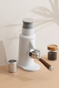 Werksdirektversand: Automatische Einzelportions-Kaffeemühle mit 64mm Flachmahlwerk aus Aluminiumlegierung und variabler Geschwindigkeit für den Heimgebrauch - Product Image 2