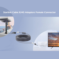 Adaptadores Starlink RJ45, Conector Hembra para Cable de Satélite Rectangular Gen 3 V3, Extensión Impermeable, Adaptador Ethernet Starlink