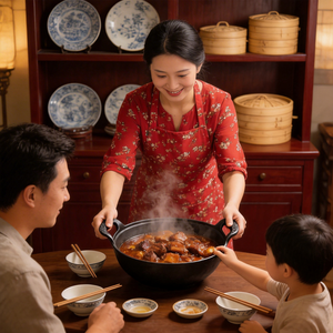 Muestra Gratis: Wok Pequeño de Hierro Fundido de 20 cm con Mango de Madera - Sartén Antiadherente de Fondo Plano para Cocinar Saludablemente <span class=keywords><strong>en</strong></span> <span class=keywords><strong>Casa</strong></span> - Product Image 4