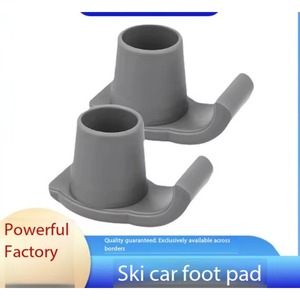 Folding Upright Mobility Aid Standard Walker with Shopping Bag Basket and Glide Skis for Senior or Adults - Product Image 4