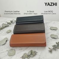 Boîte de rangement à couvercle rabattable YAZHI pour lunettes de soleil, étui à lunettes de soleil en PU, étuis à lunettes de luxe, emballage personnalisé, rectangle, semi-rigide