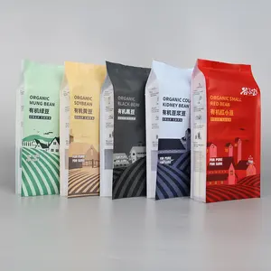 Kunden spezifisches Design 1 kg essbare kunden spezifische Mylar-Beutel Beutel individuell bedruckte Plastik reis verpackungs tasche