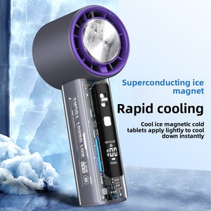 Compra Uno y Lleva Otro, Enfriador de Aire Portátil Blanco, Ventilador Pequeño Blanco, Mini Ventilador Bonito en Inglés, Ventilador de Mano Recargable, Ventilador de Mesa - Product Image 2