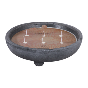 Ciotola per Candela Profumata Terra Luna 46 Oz Fragranza al Limone Contenitore Riutilizzabile per Arredamento Casa - Product Image 1