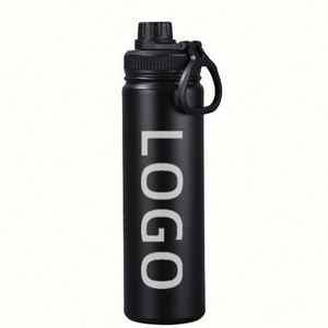 Bouteille d'eau sportive isolée en acier inoxydable à double paroi pour étudiants, 24 oz et 32 oz, pour l'extérieur - Product Image 2