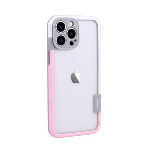 Bumper trường hợp đối với <span class=keywords><strong>iPhone</strong></span> 14 13 12 mini 11 Pro Max <span class=keywords><strong>7</strong></span> 8 cộng với màu sắc kép Bumper Border mềm TPU + PC trường hợp bìa Skin 15 trường hợp - Product Image 2