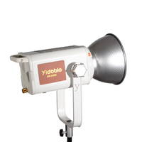 Yidoblo - Luz LED COB RGBW de 300 W, 2700 K, 6500 K, Fuente de Alimentación de CA, Luz LED de Fuente Puntual Continua para Producción de Videos de YouTube y TikTok