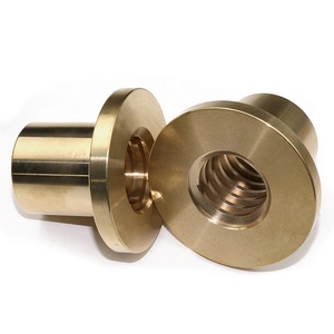 Vis à billes trapézoïdales TR25*5 personnalisées en usine avec écrou à billes en <span class=keywords><strong>bronze</strong></span> - Product Image 4