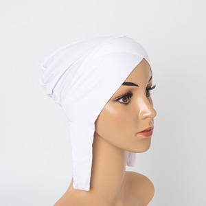 Usine Solide Islamique Sous-Écharpe Hijab Casquette Modal Intérieur Hijab Réglable Sous-Caps Turban <span class=keywords><strong>Bonnet</strong></span> Casquette Musulmane Femmes - Product Image 3