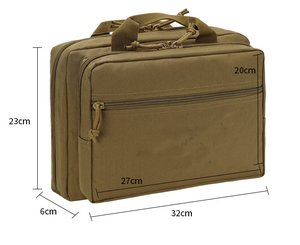 Étui tactique en nylon durable OEM DFB032, étui à arme portable étanche avec embout carré et empeigne en daim, étui de transport pour chargeur - Product Image 5