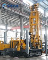 Plateforme de forage de puits d'eau multifonctionnelle RL1300 à moteur diesel, pompe de 1300 m pour l'échantillonnage carottier et l'exploration des eaux souterraines