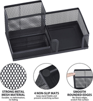 Bureau Bureau Accessoires Outil brosse pot table porte-crayon en métal stylo organisateur