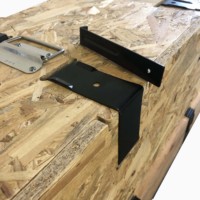 Clip de caisse en métal à ressort en acier, Clips de fil en acier, Clip de crochet de fixation pour caisse en bois