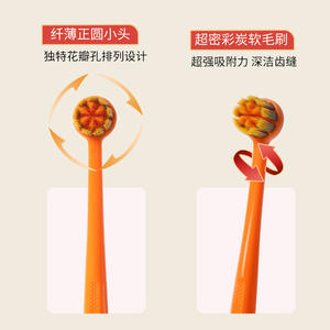 Brosse à dents à tête petite et poils souples de Yangzhou, brosse à dents haut de gamme pour adultes, sélectionnée avec soin, pour supermarché - Product Image 3