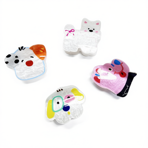 Fermagli per capelli Angelina Puppy Scratch 7 cm, in plastica di alta qualità, per uso quotidiano, accessorio per capelli per bambini, stile cartone animato - Product Image 4