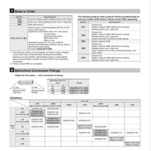 SMC orijinal tek dokunuşla bağlantı parçaları Plug-In redüktör KQ2R10-12A hava borusu dönüşüm redüktör ekleminin hızlı yerleştirilmesi - Product Image 6