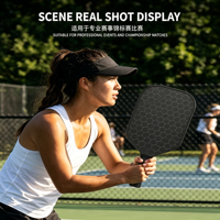 Pala de Pickleball Compuesta Estándar USAPA - Diseño de Cuerpo Ancho Resistente a Impactos para Entrenamiento Avanzado, 223g, 40 Agujeros, Superficie de Arena 3D