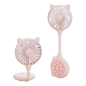 Hands-Free 3-Speed Rotatable Foldable Storage Suction Cup Attaches to Phone Back Various Surfaces Small Fan for Mobile <b>Gaming</b> - Product Image 1