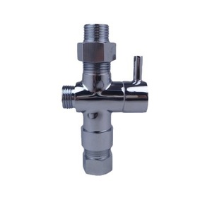 Toilet <b>Spray</b> Gun Tee Diverter Valve Adapter 7/8 To 4 Point 15/16 To 1/2 Copper Modern <b>Style</b> - Product Image 1