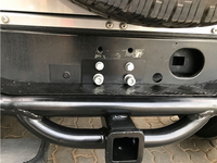 Pare-chocs arrière en acier 4x4 pour Land Rover Defender 110 90 Accessoires Tout-terrain Barre de protection arrière