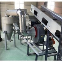Séparateur d'air hydronique multifonctionnel 60 kW, classificateur d'air pour le traitement des déchets solides, pour la séparation du plastique, du papier et du film