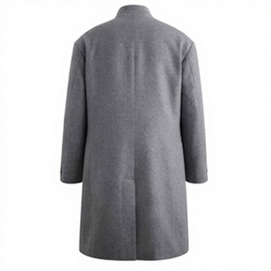 Handmade Embroidery Double Breasted Long Frock <b>Coat</b> Windproof Outerwear Formal Casual Winter - Product Image 2