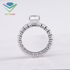 Radiant <b>ring</b> VS1 /VVS1 Clarity 10/14K Gold IGI Certificate 1.0/2.0/3.0ct Lab Grown Diamond Romantic Style <b>Custom</b> <b>ring</b> for women - Product Image 6