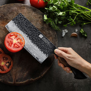 มีดสับ XINZUO รุ่นใหม่ ทำจากเหล็กดามัสกัส ด้ามไม้โอ๊คขาวเผา - Product Image 4