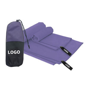 Serviette de sport en microfibre avec logo personnalisé Serviette de sport en polyamide à séchage rapide pour le voyage, le fitness et le yoga - Product Image 2