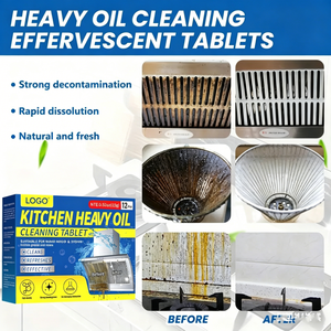 Film effervescent nettoyant <span class=keywords><strong>pour</strong></span> taches d'huile de cuisine transfrontalière, agent de nettoyage <span class=keywords><strong>pour</strong></span> hotte et cuisinière, modèle KJ-CDYWQJP - Product Image 4