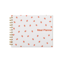 Cuaderno de planificación de comidas con logotipo personalizado, diario semanal y Diario de preparación de comidas con listas de compras y comestibles para planificación de alimentos