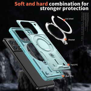 Canshiled เคสเกราะสำหรับ <span class=keywords><strong>Xiaomi</strong></span> 14T 14T Pro redmi 14C 13 Note14 Note13 Pro + 4G 5G เคสป้องกันขาตั้งมีแหวน - Product Image 6